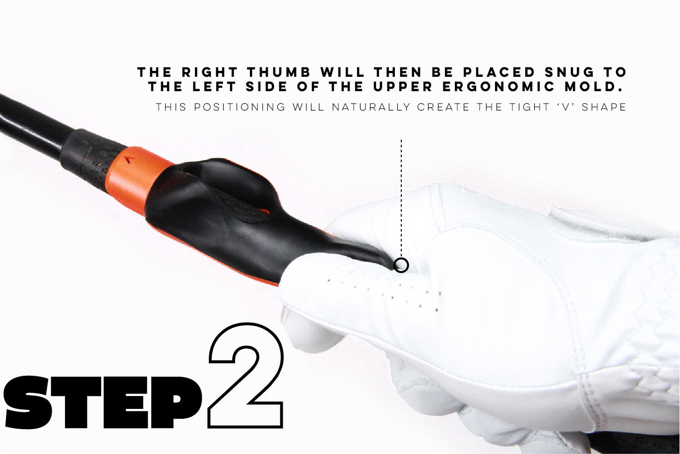 LINKS GOLF GRIP TRAINER - LEFT HANDED -IMPROVE HAND POSITION