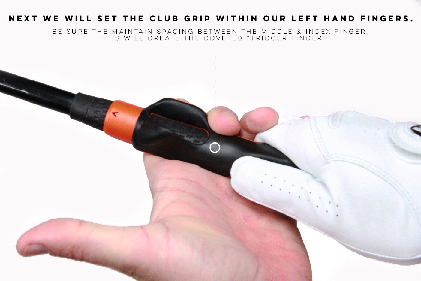 LINKS GOLF GRIP TRAINER - LEFT HANDED -IMPROVE HAND POSITION