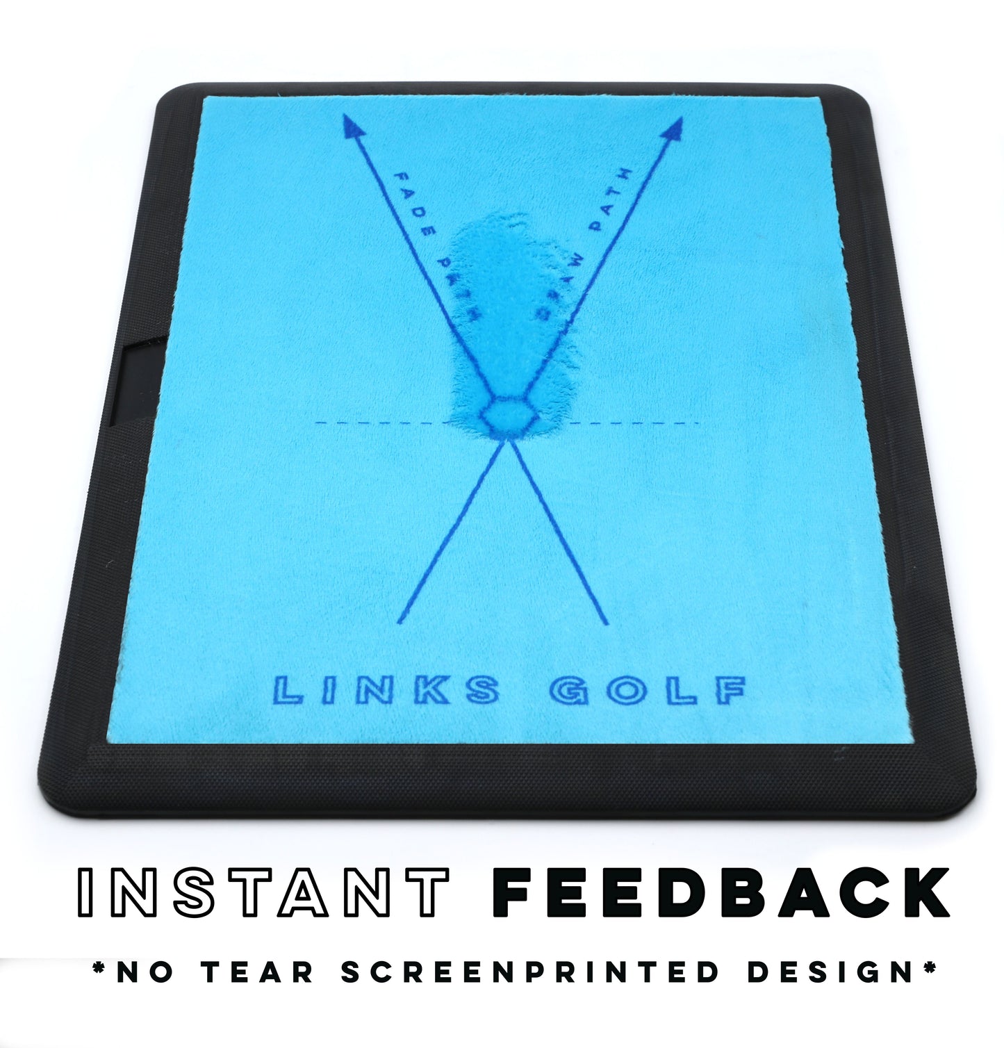 LINKS GOLF Impact Mat - Divot Board for Immediate Feedback - Replaceable Mats