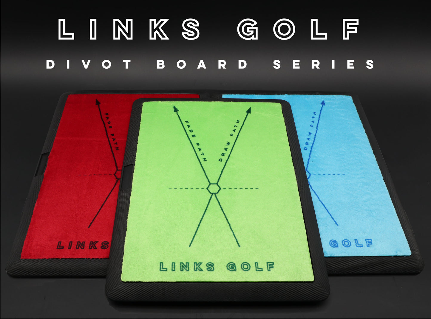 LINKS GOLF Impact Mat - Divot Board for Immediate Feedback - Replaceable Mats