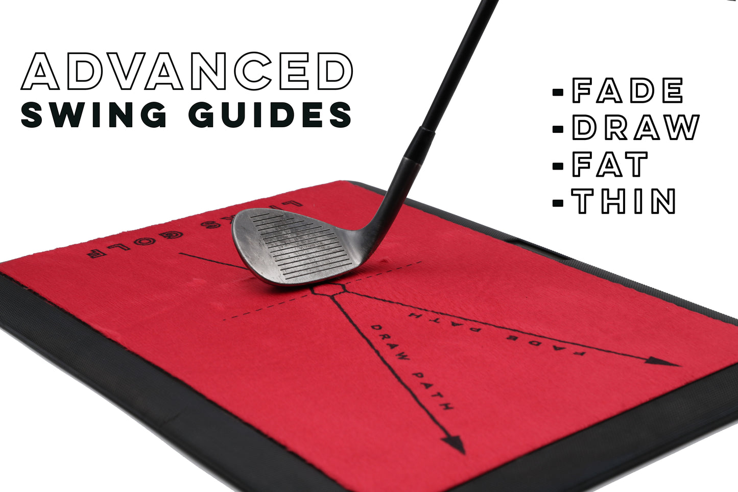 LINKS GOLF Impact Mat - Divot Board for Immediate Feedback - Replaceable Mats