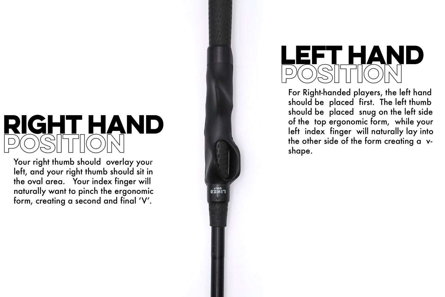 LINKS GOLF GRIP TRAINER - IMPROVE HAND POSTION